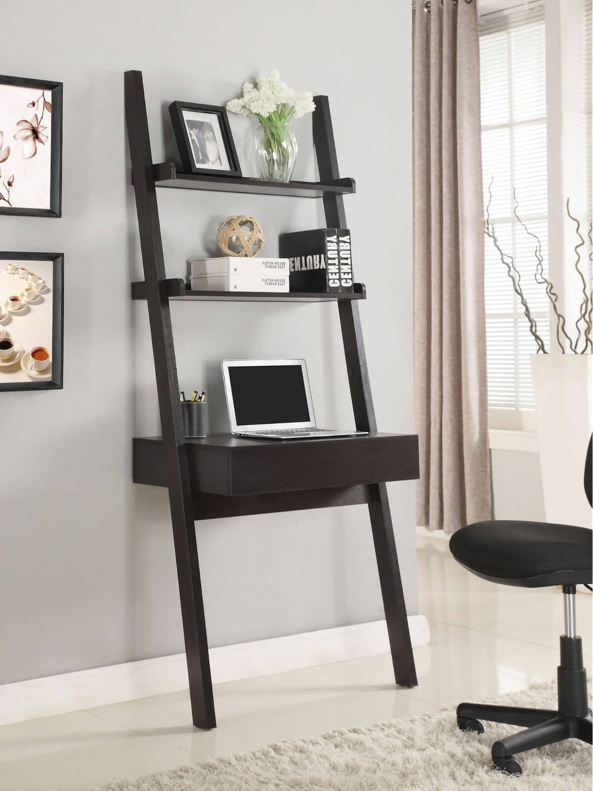 Colella 2-Shelf Writing Ladder Desk