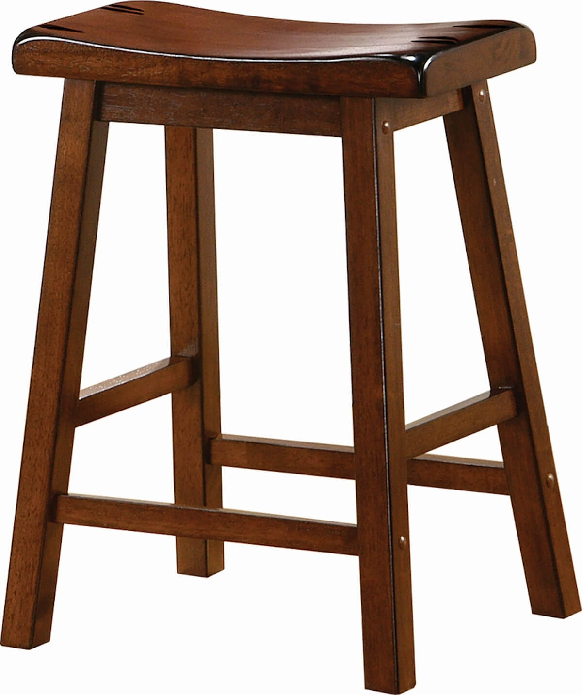 Durant Wooden Counter Height Stools Chestnut